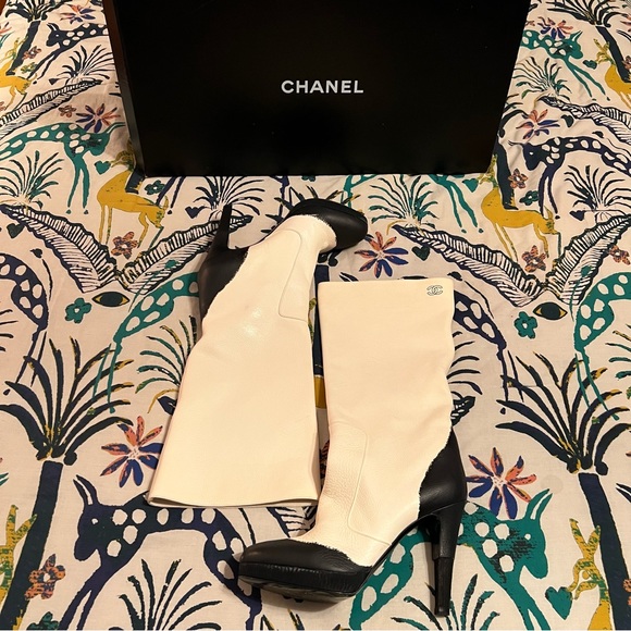 Chanel Knee-High Boots - Picture 1 of 12